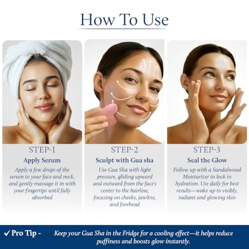 Blue Nectar Bakuchiol Face Serum for Glowing Skin with Gua Sha | Plant-Based Retinol for Face Skincare, Fine Lines, & Dark Circles | Anti-Aging Serum for Women & Men (10 Herbs, 1 Fl Oz)