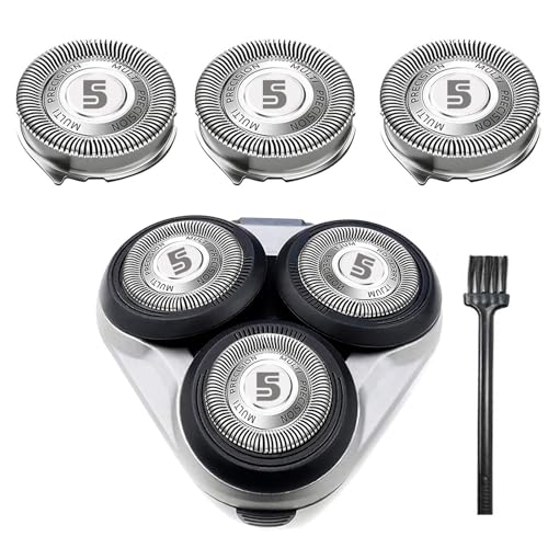 SH50 Replacement Heads Compatible with Philips Norelco Series 5000, SH50 Replacement Blades for Philips Norelco Shaver, HQ8 Heads