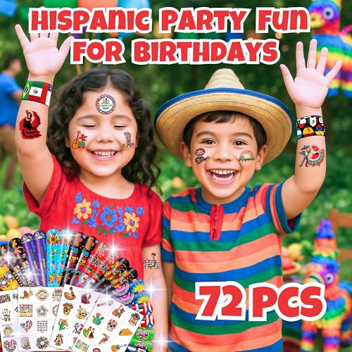 72 PCS Hispanic Heritage Month Party Favors Bundle