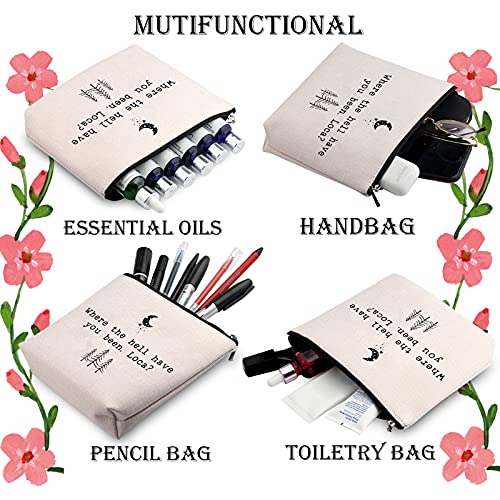 WCGXKO Movie Inspired Where The Hell Have You Been Loca Zipper Pouch Makeup Bag (Been Loca)