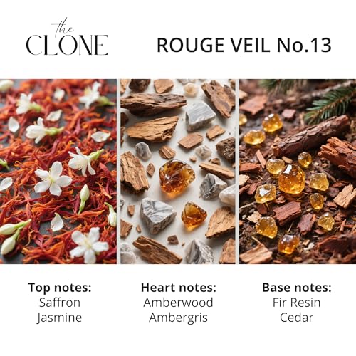 Clone Rouge Veil No. 13 Unisex Perfume Spray 1.7oz Inspired by Baccarat Rouge 540