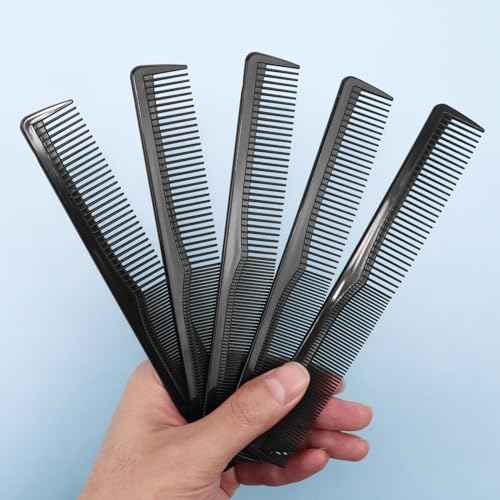 Disposable Combs in Bulk Individually Wrapped Widen and Fine Combs Straight Hair Combs for Women Men Long Handle Beauty Combs for Homeless, Hotel, Nursing Home (7in x 4in, Count, 50)