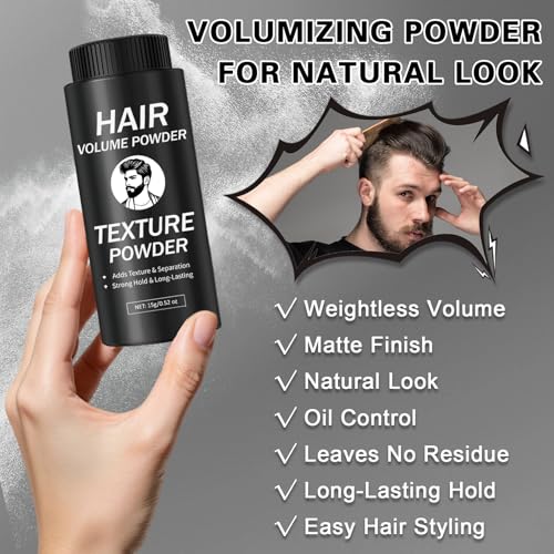 Hair Texture Powder for Men & Women, 2-Pack Volumizing