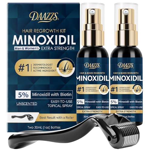 5% Minoxidil Hair Regrowth Spray for Men & Women