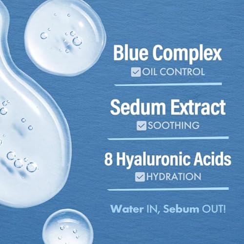 DASHU Sedum Skin | Hypoallergenic Hydrating and Soothing Korean Skin Care Toner w/ 8 Types of Hyaluronic Acids | Skin Care 5.07 fl oz