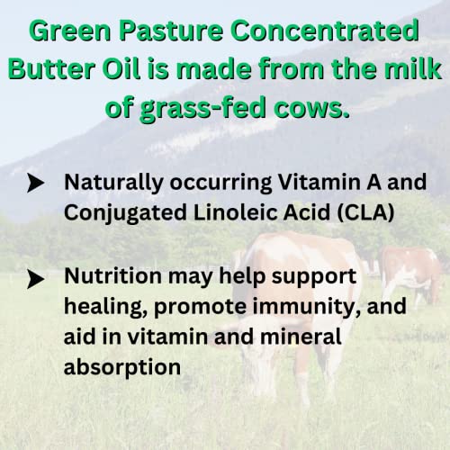 Green Pasture Concentrated Butter Oil Liquid - 6.4 fl. oz. - CLA- Vitamin A (6.4 fl. oz.)