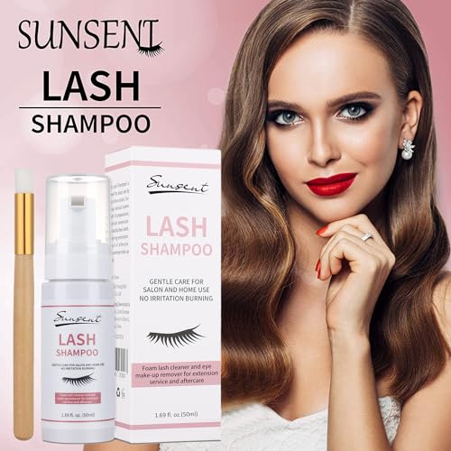 SUNSENT Lash Extension Shampoo Kit - Oil Free Cleanser