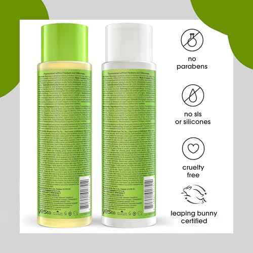 Yes To Tea Tree & Sage Oil Shampoo and Conditioner, Soothing Dry Itchy Scalp, Natural, Vegan & Cruelty-Free, 12 Fl Oz