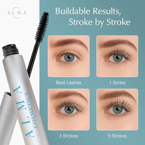 Tubing Mascara for Lash Extensions | Water-Based, Peptide Infused