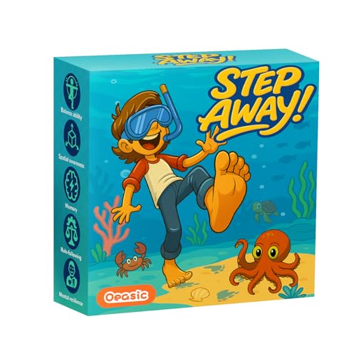 Oeasic Don’t Step in Octopus Kids Board Game – Blindfold Ocean Dodge fun for ages 4+