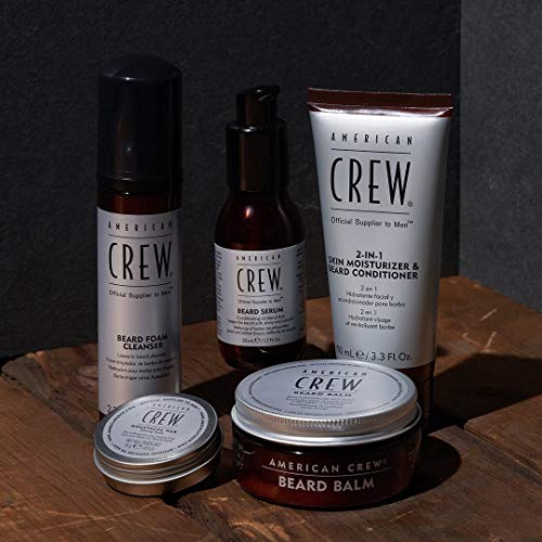 American Crew Beard Conditioner Serum, Conditioning Oil Blend for a Soft, Shiny & Smooth Beard, 1.7 Fl Oz