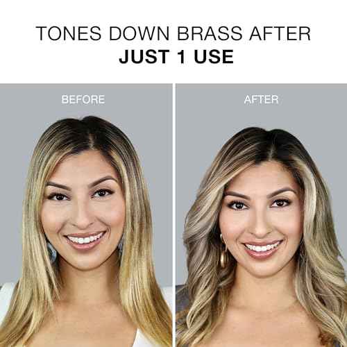 Clairol Professional Shimmer Lights Purple Conditioner | Neutralizes Brass & Yellow Tones | For Blonde, Silver, Gray & Highlighted Hair