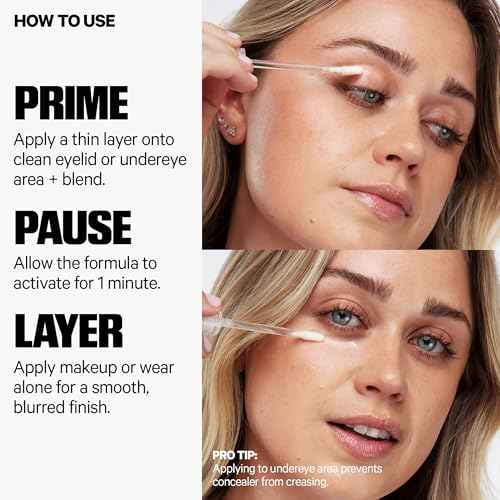 Milk Makeup Hydro Grip Eye Primer with Hyaluronic Acid ? Clear Primer for Eyeshadow + Undereye Concealer ? Grips Makeup, Hydrates + Smooths Skin for Crease-Free, Long-Lasting Wear ? 0.29 oz