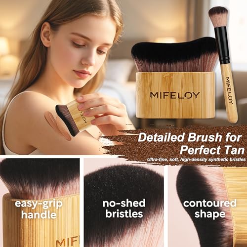 4-in-1 Self Tanning Mitt Kit with Back Applicator & Brushes