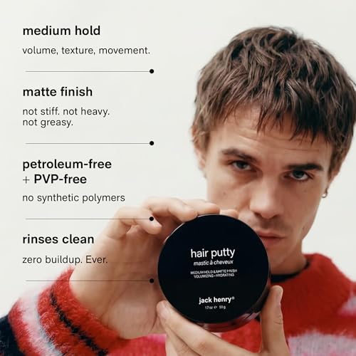Jack Henry Hair Putty – Matte Finish Styling Paste for Men