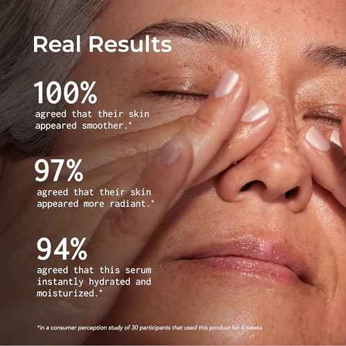 Liquid Brilliance Super Serum, Lightweight Hydrating Face Serum with Vitamin E & Amino Acids for Women, Moisturizer for All Skin Types, Daily Skin Care Routine, Vegan