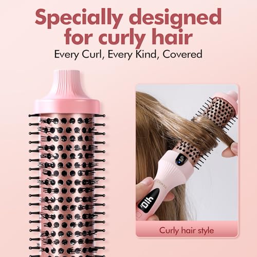 Dovza Ionic Thermal Brush 1.5" - Blowout & Curling Iron