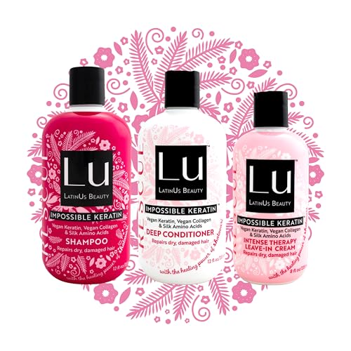 Lu Hair Repair System - Shampoo, Conditioner & Leave-In Cream Set