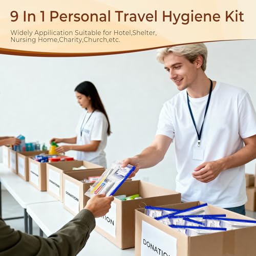 10 Sets Personal Hygiene Kit Bulk Travel Toiletries