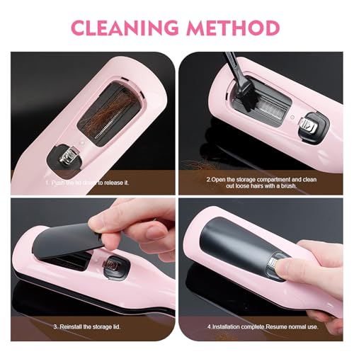 Yaxiuuy Professional Split End Trimmer for Damaged Hair with LED Display
