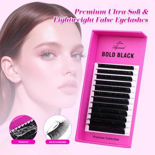 Cashmere Volume Eyelash Clusters C/CC/D/DD Curl 0.03-0.07mm