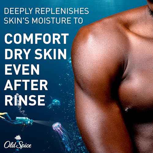 Old Spice Body Wash GentleMan¡¯s Super Hydration for Men, 24/7 Renewing Moisture, Gentle on Skin with Skin Conditioners, Deep Sea with Ocean Waves + Kelp Scent, 20 oz