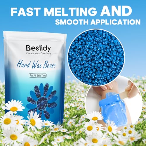 Bestidy Hard Wax Beads for Hair Removal, 500g