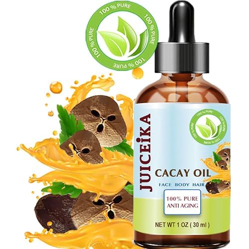 CACAY OIL 100% Pure Natural Virgin Unrefined Cold-Pressed Carrier Oil 1 Fl oz 30 ml For Face, Skin, Body, Hair, Lip, Nails