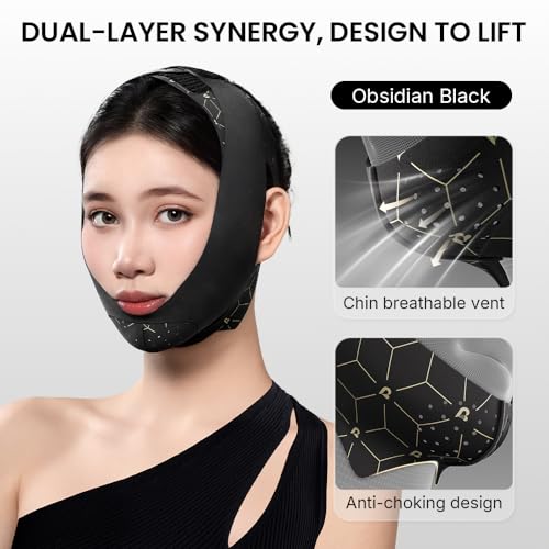 Dual-Layer Face Lifting Tape | Double Chin Reducer & Jawline Shaper