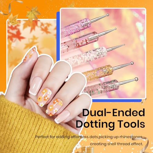Beetles Blooming Gel 15ml & 31 Nail Art Brushes Kit for Creative Nail Designs