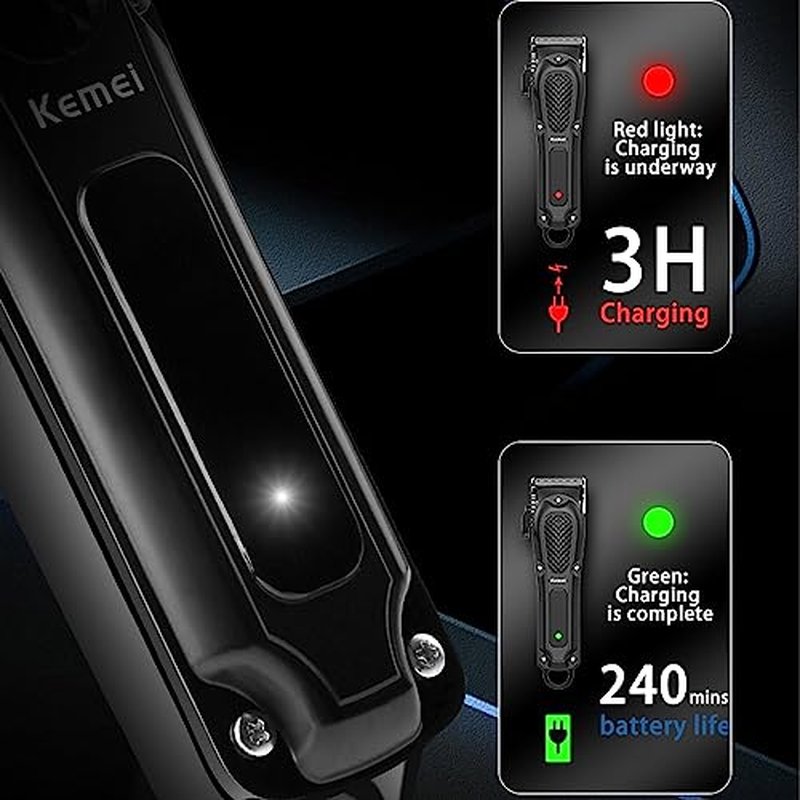 KEMEI KM-1071 Professional Cordless & Corded Hair Clippers