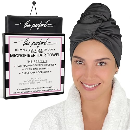 Microfiber Hair Towel Wrap with Clip – Fast Drying