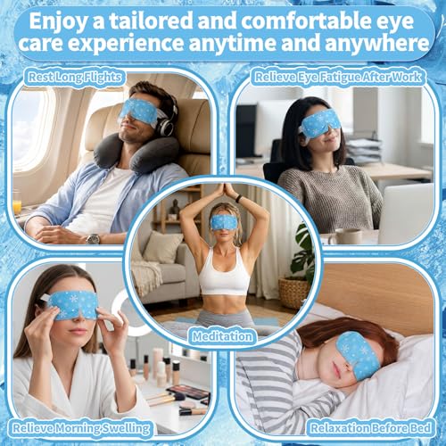 Newcotte 36 Pack Cooling Eye Masks - Hydrogel Patches for Puffy Eyes