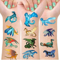 Wings of Fire Temporary Tattoos for Kids (8 Sheets)