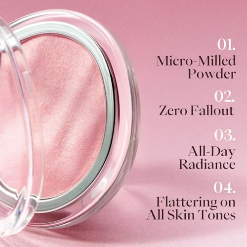 JOOCYEE AURA Glazed Blush Highlighter - Iris Glow Luminous Powder