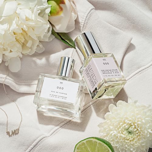 Le Monde Gourmand 000 Perfume Oil - 1 fl oz (30ml) - Woody and Fresh, Sophisticated, Warm Fragrance Notes (Pack of 2)