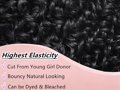 Burmese Curly Hair Bundles - 100% Virgin Human Hair, 16-20 Inch