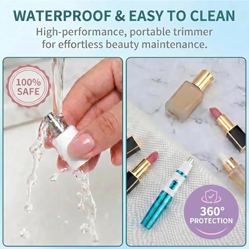Dual-Edge Nose and Ear Hair Trimmer - Waterproof & Painless