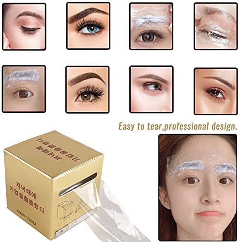 Disposable Eyebrow Tattoo Plastic Wrap - Microblading Supplies (2 PCS)