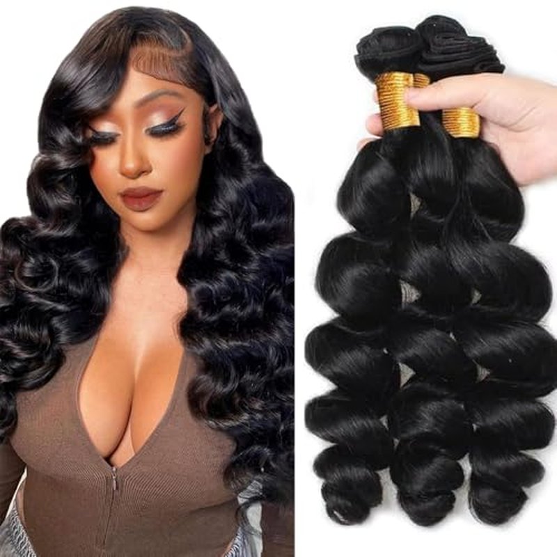 28 30 32 Inch Body Wave Human Hair Bundles 3Pcs