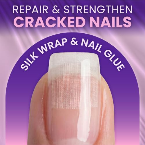 Nail Repair Kit for Broken Nails – Silk Wrap, Glue & File