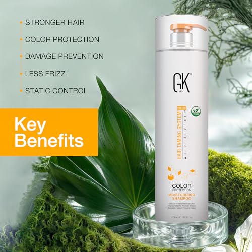 GK HAIR Vegan Color Treated Moisturizing Shampoo for Women Deep Conditioning Hair Mask with Keratin and Argan Oil Frizz Control Hydrate Treatment for Dry Damaged Hair ? 33.8 Ounce