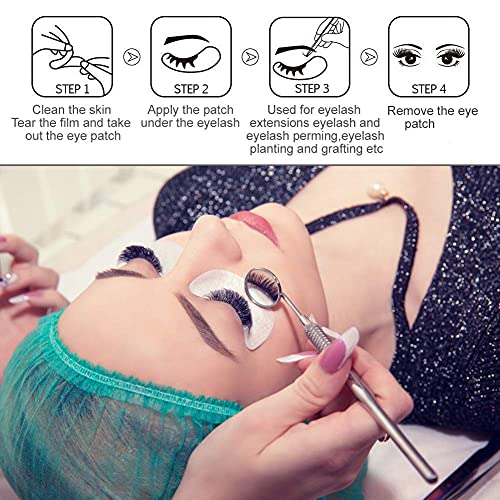110 Pairs Under Eye Pads Gel Patch, Hydrogel Lash Patches Set for Eyelash Extension Supplies Tools