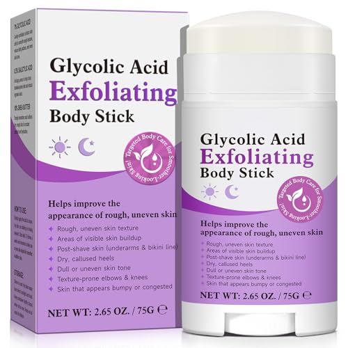 Glycolic Acid Body Exfoliating Stick – 7% AHA for Rough Skin
