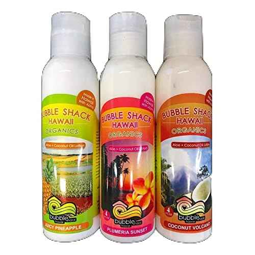 Bubble Shack Hawaii Organics Aloe Coco Lotion Trio
