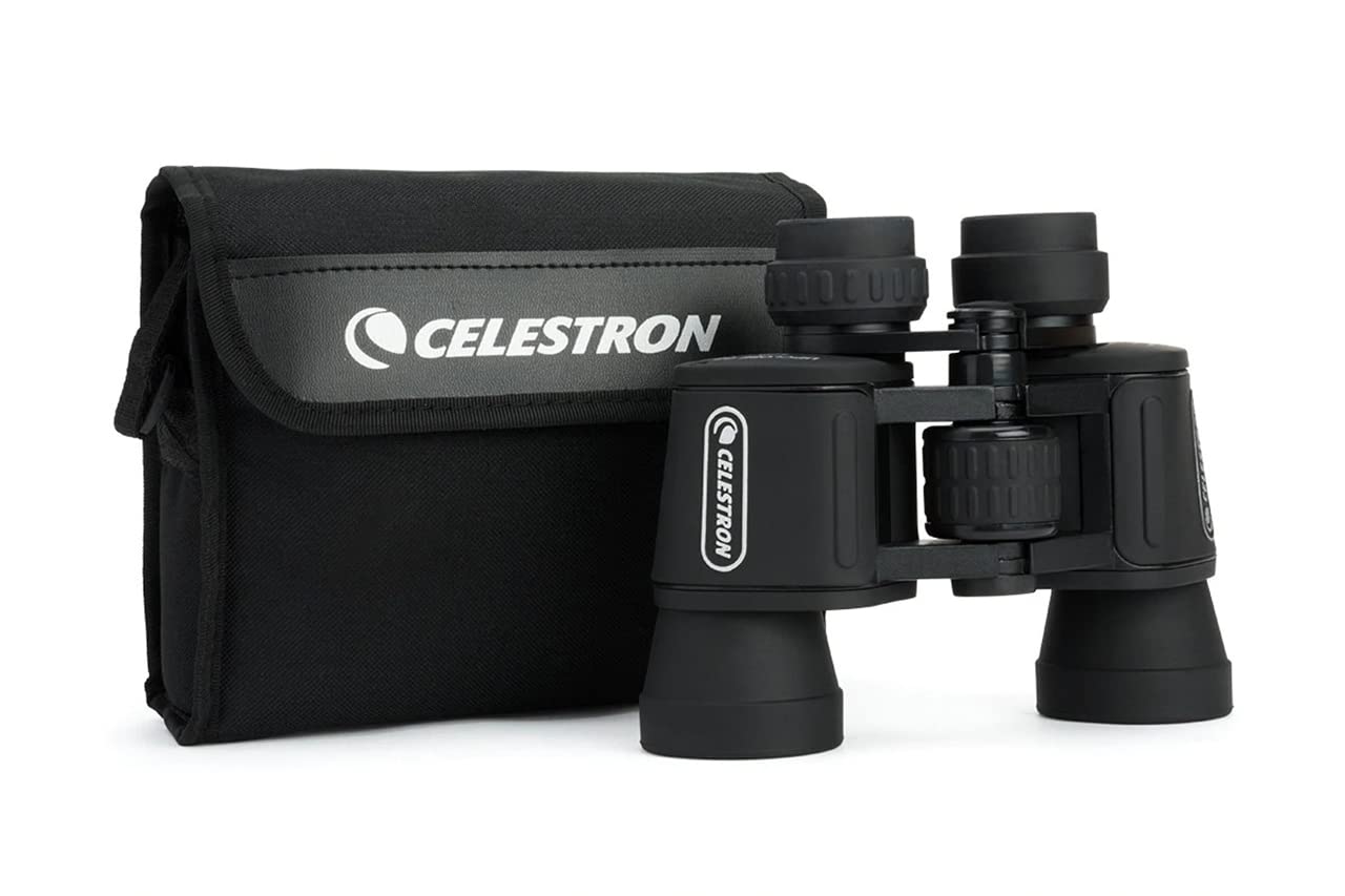 Celestron – UpClose G2 8x40 Binocular – Multi-coated Optics for Bird Watching, Wildlife, Scenery and Hunting – Porro Prism Binocular for Beginners – includes Soft Carrying Case