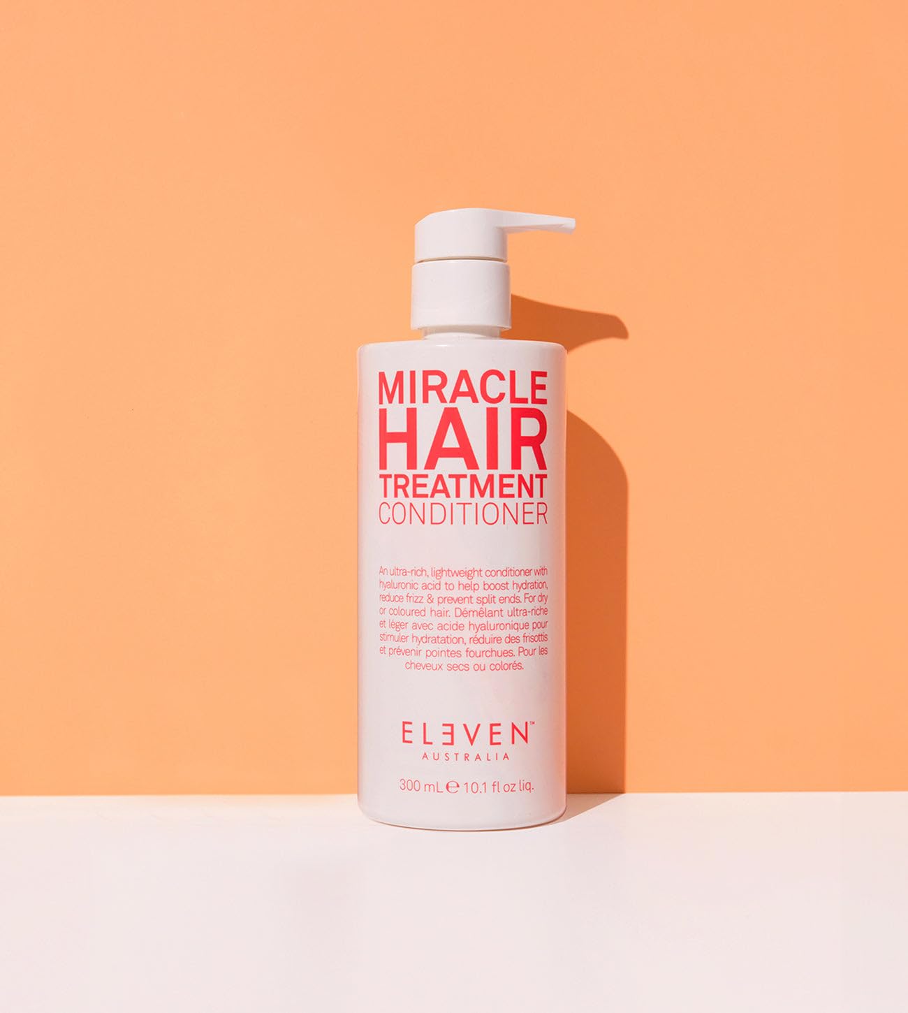 ELEVEN AUSTRALIA Miracle Hair Treatment Conditioner | Infused With Hyaluronic Acid to Help Boost Hydration, Reduce Frizz & Prevent Split Ends - 10.1 Fl Oz