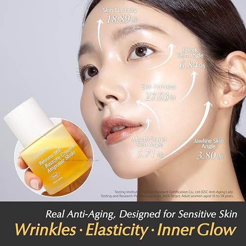 Anti-Aging Ampoule Serum for Sensitive Skin, Wrinkle & Elasticity Care with Exosome & Bakuchiol