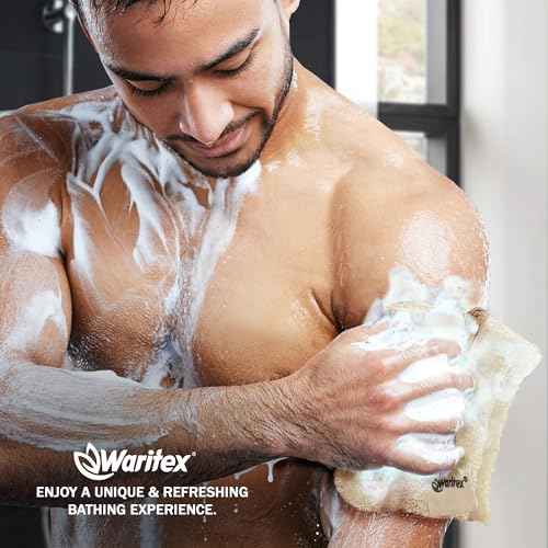 Waritex Premium Natural Egyptian Loofah Sponges, Made from 100% Natural Organic Material, Gentle Skin Exfoliation, and Full-Body Spa Experience ? Eco-Friendly Loofah 2 Count (1 Pack)