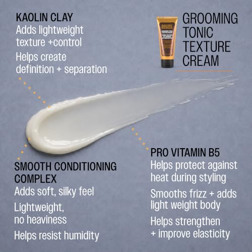 REUZEL Grooming Tonic Texture Cream - Light Hold & Natural Shine